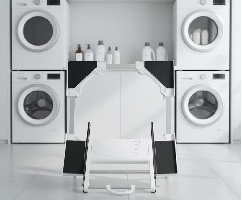 installing Universal stacking kit for washer and dryer