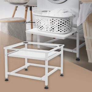 Washing Machine Stand with Storage Cabinet