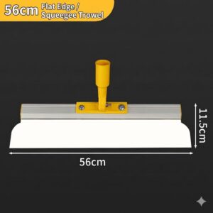 56cm Flat Edge Squeegee Trowel for Epoxy Topcoat | Smoothing Scraper