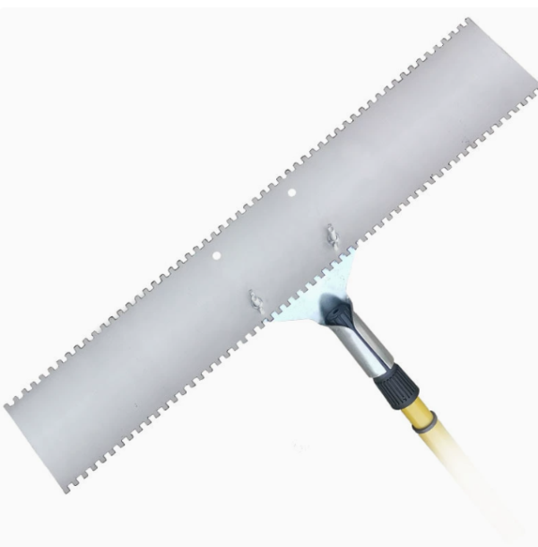 55cm Double-Sided Notched Squeegee for Self-Leveling Cement 55cm Double-Sided Notched Squeegee for Self-Leveling Cement